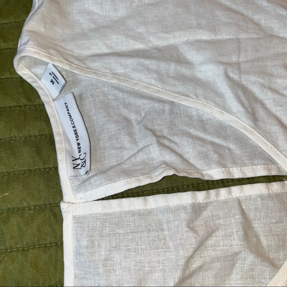 tiered linen smock dress - Picture 5 of 5